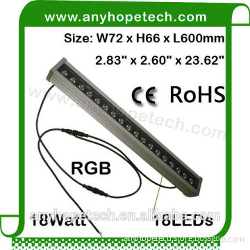 Premium Quality hot sale dream color 24v 18w led wall washer
